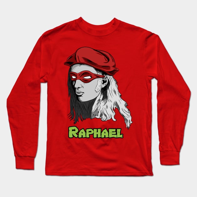 Raphael Long Sleeve T-Shirt by Black Snow Comics